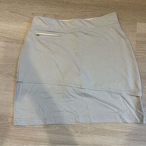 Bloq-UV Women's Light Grey Athletic Skort - Small